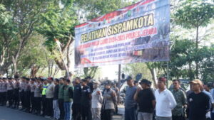 Operasi Mantap Praja Candi 2024 Dimulai, Polres Jepara Lakukan Simulasi Sispamkota