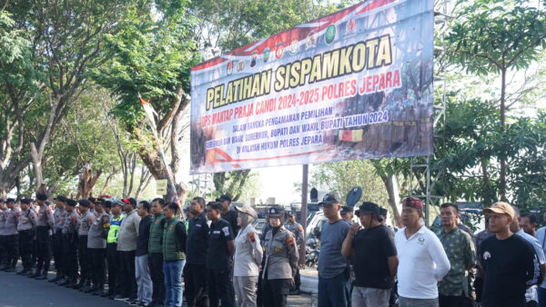 Operasi Mantap Praja Candi 2024 Dimulai, Polres Jepara Lakukan Simulasi