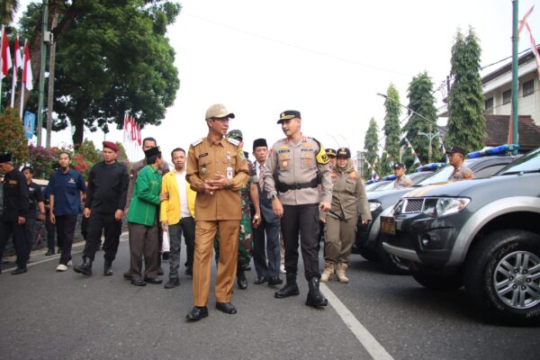 Operasi Mantap Praja Candi 2024, Polres Banjarnegara Gelar Apel Pasukan