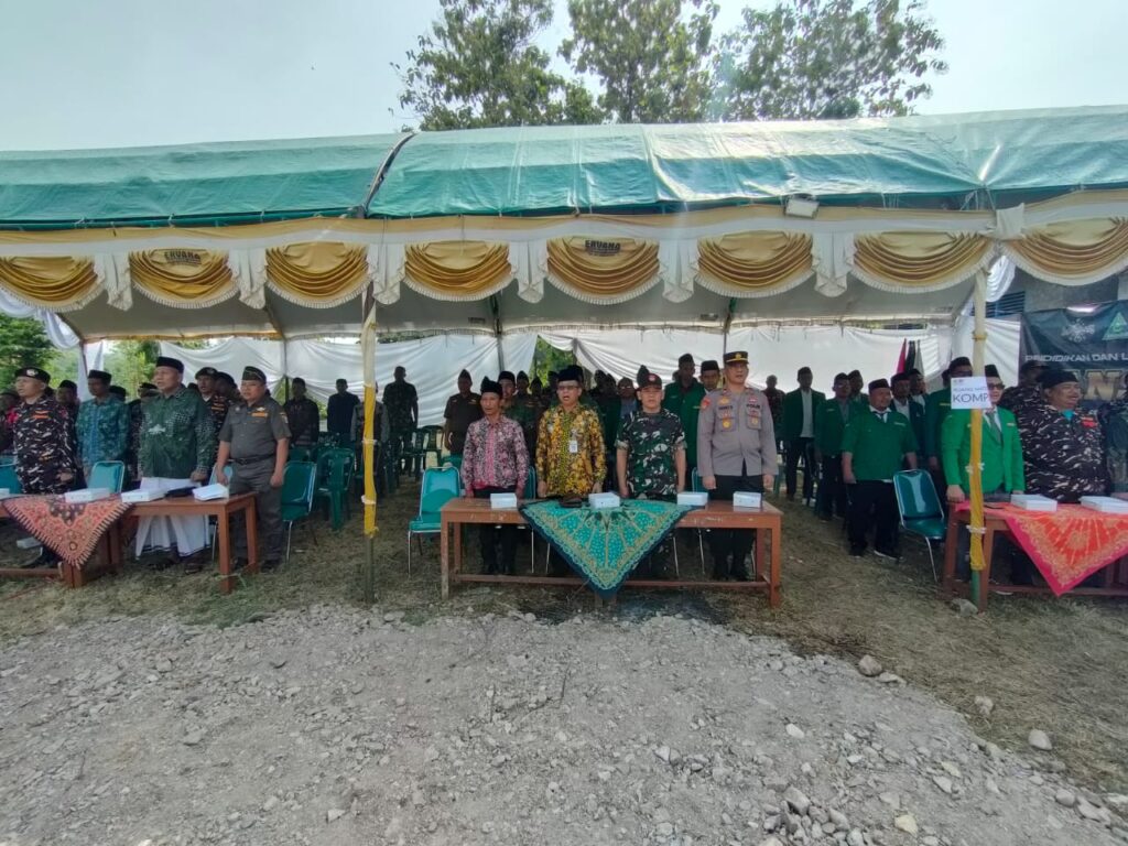 Pembukaan Pendidikan dan Latihan Dasar (Diklatsar) Banser di Kec Gunem Kab Rembang