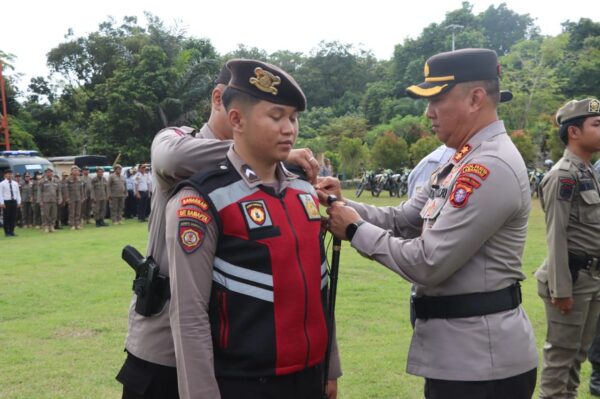 Pengamanan Pilkada 2024: Polres Lamandau Lakukan Upacara Pasukan Operasi “mantap