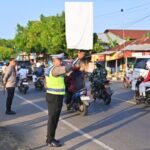 Pengaturan Lalu Lintas Pagi, Wujud Nyata Polisi Hadir Di Tengah Masyarakat