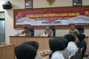 Penyuluhan Hukum dari Polda Jateng Digelar di Polres Brebes