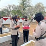 Peringatan Hut Polwan Ke 76 Tahun, Polwan Polres Jepara Lakukan Ziarah