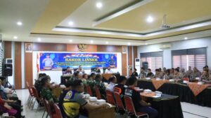 Persiapan Ops Mantap Praja Candi 2024 , Polres Rembang Gelar Rapat Koordinasi Lintas Sektoral