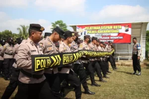 Persiapan Pilkada 2024: Polres Banjarnegara Lakukan Pelatihan Pengendalian Massa