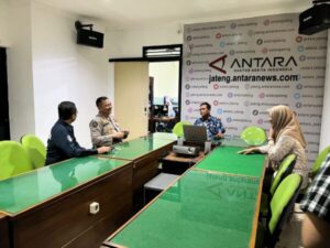 Polda Jateng Perkuat Hubungan dengan Antara