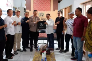 Jaga Sinergitas, Tim Humas Polda Jateng Silaturahmi ke PWI Jawa Tengah