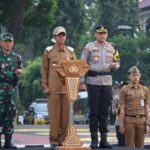 Polres Banjarnegara Lakukan Apel Gelar Pasukan Operasi Mantap Praja Candi