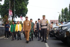 Polres Banjarnegara Siap Amankan Pilkada Serentak dengan Apel Gelar Pasukan Operasi Mantap Praja Candi