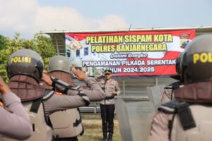 Polres Banjarnegara Tingkatkan Kesiapan Pengamanan Pilkada dengan Pelatihan Dalmas