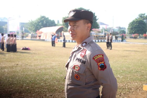 Polres Banjarnegara Terjunkan Personel Untuk Amankan Upacara Peringatan Hut Ke 79