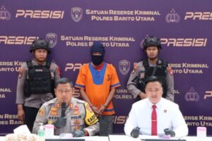 Polres Barito Utara Gelar Press Release Pengungkapan Kasus Pencurian Tabung Gas