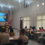 Polres Humbahas Laksanakan Binrohtal Membentuk Karakter Anggota Polri Yang Humanis