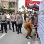 Polres Humbahas Matangkan Persiapan Pilkada 2024 Dengan Gelar Pasukan Dan