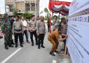 Polres Humbahas Matangkan Persiapan Pilkada 2024 dengan Gelar Pasukan dan Deklarasi Damai