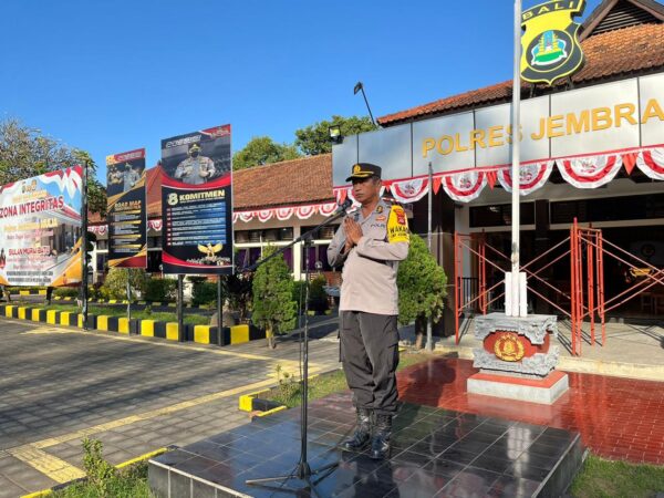 Polres Jembrana Laksanakan Apel Ops Mantap Praja Agung 2024 Di