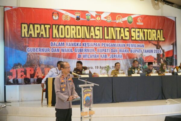 Polres Jepara Gelar Rakor Linsek Operasi Mantap Praja 2024, Persiapan