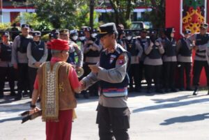 Polres Kotim Humanis Kawal Penyampaian Aspirasi Umat Hindu Keharingan