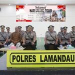 Polres Lamandau Saksikan Peringatan Hari Juang Polri Pertama Kali Melalui