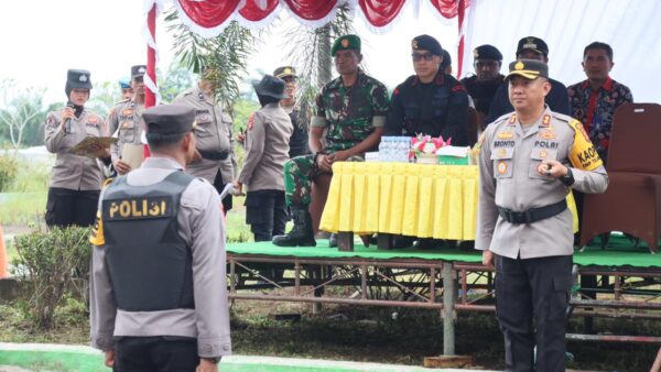 Latihan Sispam Kota, Polres Lamandau Siapkan Pengamanan Pemilu 2024