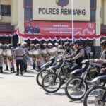 Polres Rembang Gelar Latihan Sispamkota Untuk Amankan Pilkada 2024