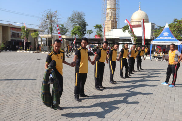 Polres Sukoharjo Semarakkan Hut Ri Ke 79 Dengan Lomba 17an Seru