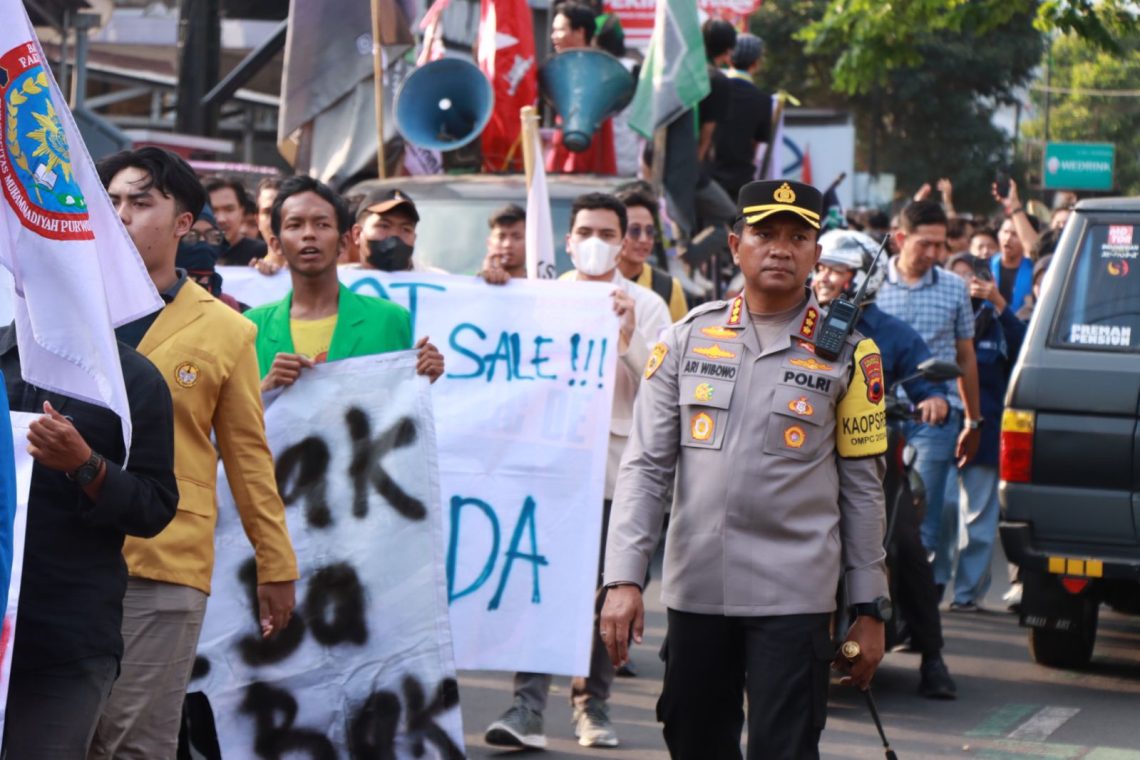 Polresta Banyumas Tunjukkan Profesionalisme Tinggi Dalam Meredam Aksi Anarkis