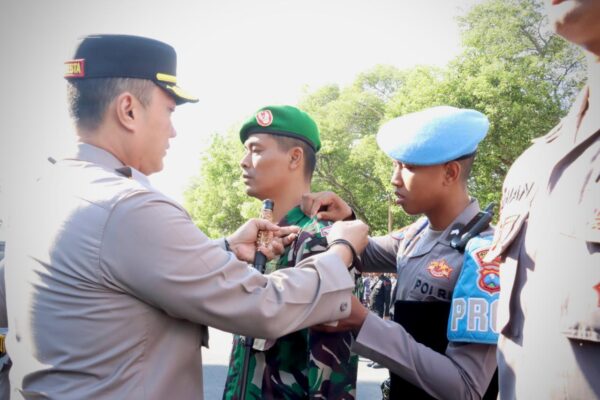 Polresta Banyuwangi Gelar Apel Pasukan Untuk Sukseskan Pilkada 2024