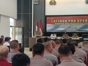 Pilkada Aman dengan Latpraops Mantap Praja Semeru 2024 oleh Polresta Banyuwangi