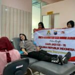 Polresta Banyuwangi Rayakan Hut Ke 76 Polwan Dengan Bakti Donor Darah