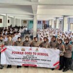 Polwan polres jepara edukasi siswa cegah kenakalan remaja dan narkoba