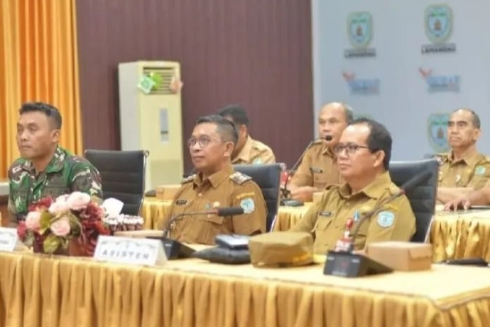 Rakor Pengendalian Inflasi Daerah, Pemkab Lamandau Perkuat Sinergi Dan Koordinasi