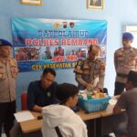 Sat Polairud Polres Rembang Bekerja Sama Dengan Si Dokkes Gelar