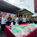 Satres Narkoba Polresta Banyuwangi Musnahkan Barang Bukti Narkoba