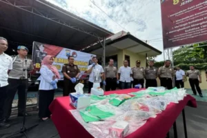 Sebanyak 15 Paket Sabu Seberat 1,57 Gram Dimusnahkan Satnarkoba Polresta Banyuwangi