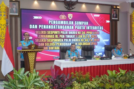 Seleksi Sespim-Alih Golongan Polri, As SDM Ajak Wujudkan BETAH