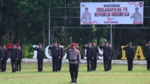 Semangat Nasionalisme: Polres Lamandau Peringati HUT Kemerdekaan RI ke-79