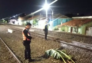 Seorang Ibu di Kota Tegal Meninggal Dunia Akibat Tertabrak Kereta Barang