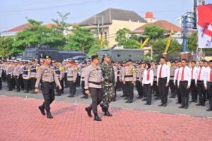 Siap Amankan Pilkada, Polres Jepara Gelar Apel Gelar Pasukan Operasi Mantap Praja Candi 2024-2025