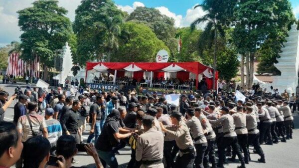 Simulasi Sispamkota Dilakukan, Polresta Banyuwangi Siapkan 600 Personel Untuk Pilkada