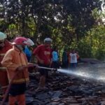 Sragen Dilanda Kebakaran, Tiga Rumah Terbakar Bersama Motor Dan Kambing