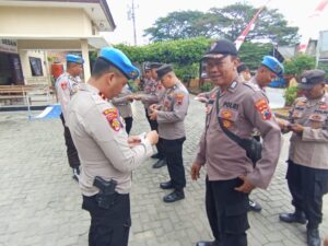 Tekan Pelanggaran Personil, Si Propam Polres Rembang Gelar Gaktiblin di Polsek Jajaran