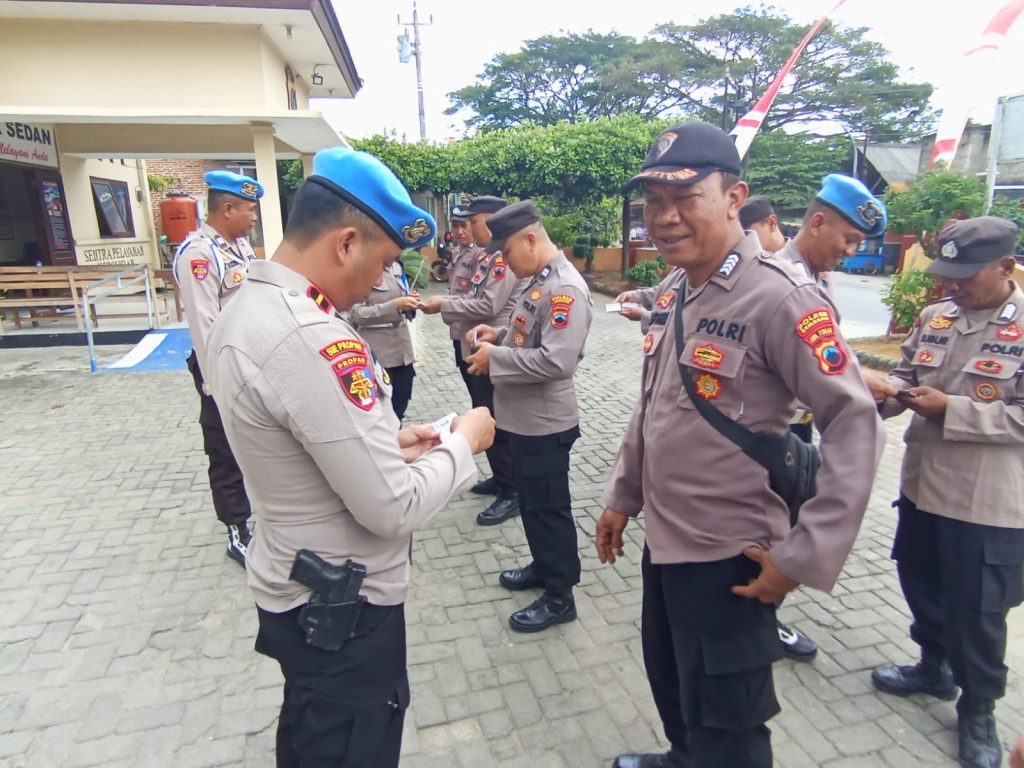 Tekan Pelanggaran Personil, Si Propam Polres Rembang Gelar Gaktiblin Di