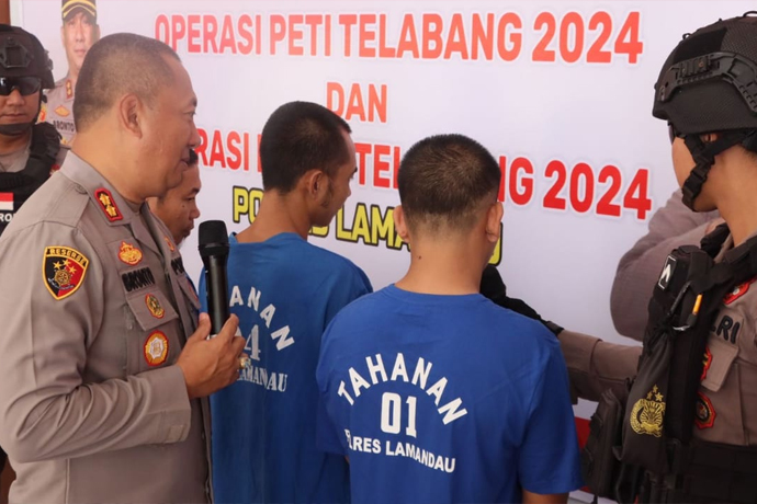 Tiga Penambang Ilegal Ditangkap dalam Operasi Peti Telabang di Lamandau