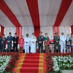 Upacara Penurunan Bendera Hut Ri Berlangsung Khidmat, Kapolresta Banyuwangi Dan