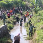 Upaya Bersama Polres Sukoharjo Dan Kodim: Normalisasi Sungai Cabak Melibatkan