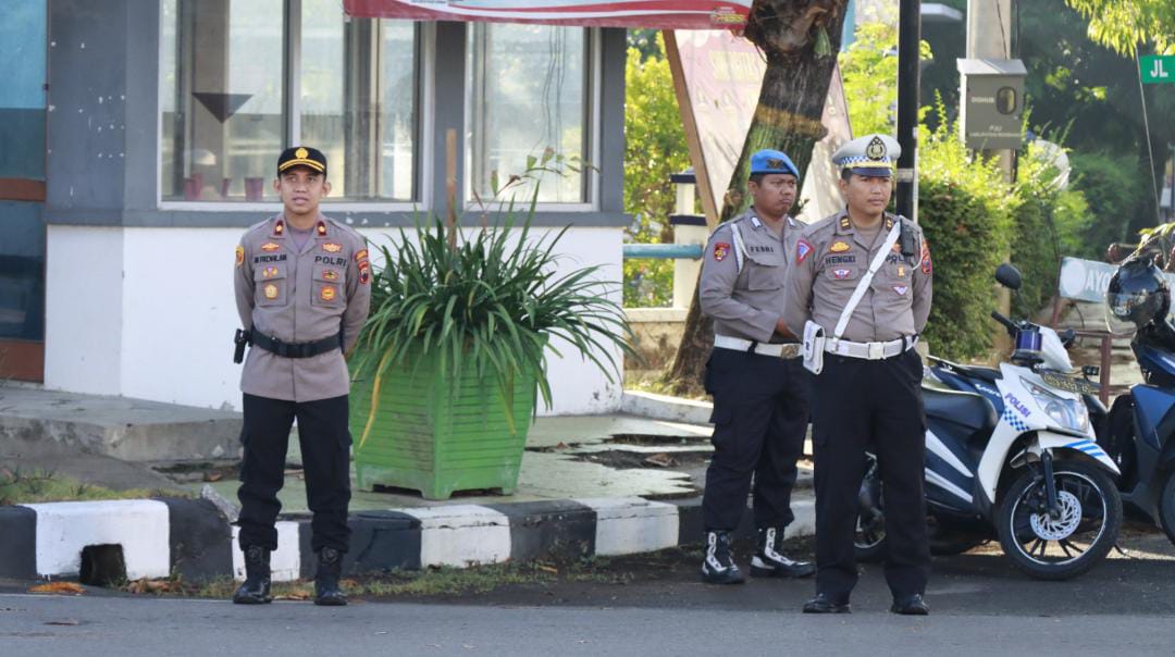 Waka Polres Rembang Pimpin Apel Siaga Hari Sabtu Polres Rembang