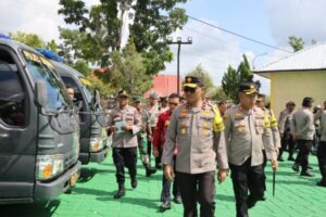 Wakapolda Kalteng Brigjen Pol Rakhmad Setyadi Tinjau Sarpras Polres Sukamara Jelang Pilkada