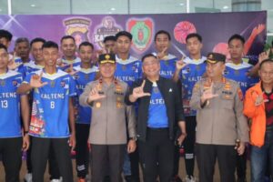 Wakapolda Kalteng Lepas Tim Voli ke Kapolri Cup 2024, Serukan Semboyan Isen Mulang sebagai Pemacu Semangat